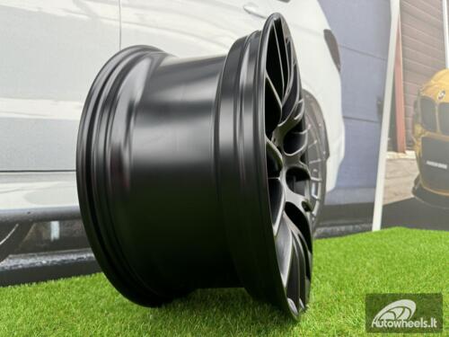 Ratlankis R18x8  5X120  ET  34  72.6  BY956  Black Half Matt (BLHM)  For BMW  (Z3+Z6)