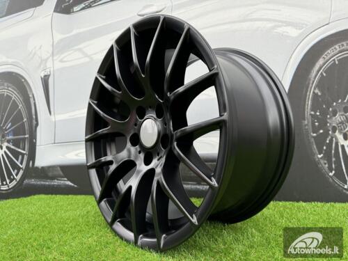 Ratlankis R18x8  5X120  ET  34  72.6  BY956  Black Half Matt (BLHM)  For BMW  (Z3+Z6)  (Rear+Front)