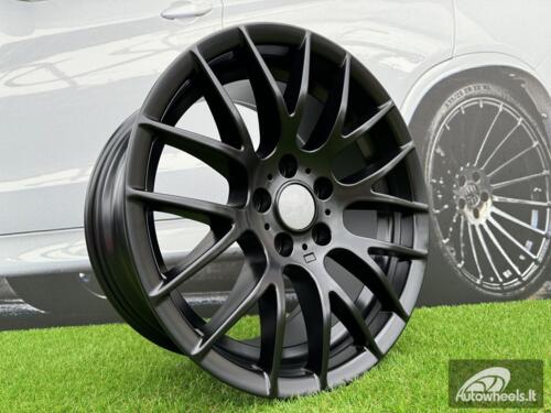 Ratlankis R18x8  5X120  ET  34  72.6  BY956  Black Half Matt (BLHM)  For BMW  (Z3+Z6)  (Rear+Front)