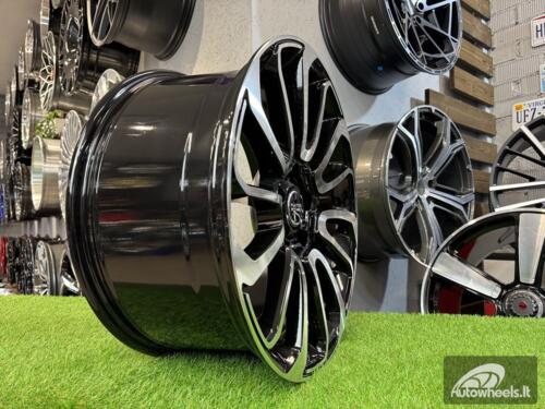 Ratlankis R21x9.5  5X120  ET  49  72.6  BY959  Black Polished (MB)  For LAND  (Z1)