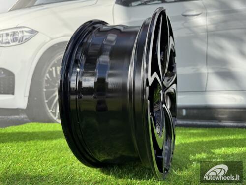 Ratlankis R15x6.5  4X100  ET  40  60.1  BY980  (LU1235)  Black Polished (MB)  For RACIN  (Z5)