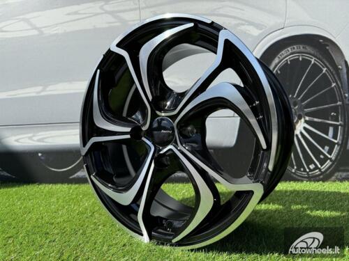 Ratlankis R14x5.5  5X100  ET  40  60.1  BY980  Black Polished (MB)  For RACIN  (Z1)