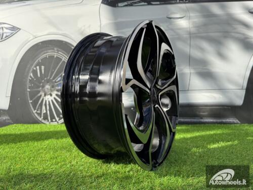 Ratlankis R16x6.5  4X100  ET  40  60.1  BY980  (LU1235)  Black Polished (MB)  For RACIN  (P1)