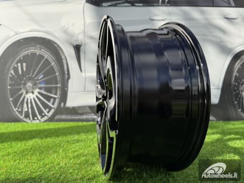 Ratlankis R14x5.5  4X100  ET  40  60.1  BY980  (LU1235)  Black Polished (MB)  For RACIN  (Z5)