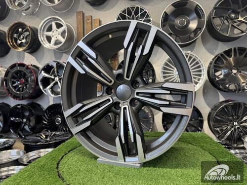 Ratlankis R19x8.5  5X120  ET  33  72.6  BY983  Grey Polished (MG)  For BMW  (Z1+Z4)  (Rear+Front)