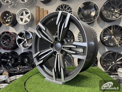 Ratlankis R19x8.5  5X120  ET  33  72.6  BY983  Grey Polished (MG)  For BMW  (Z1+Z4)  (Rear+Front)