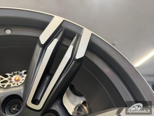 Ratlankis R19x8.5  5X120  ET  33  72.6  BY983  Grey Polished (MG)  For BMW  (Z1+Z4)  (Rear+Front)