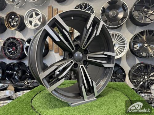 Ratlankis R19x9.5  5X120  ET  38  72.6  BY983  Grey Polished (MG)  For BMW  (P+Z1+Z4)  (Rear+Front)