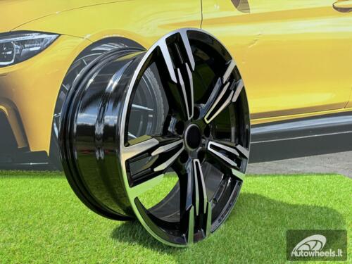 Ratlankis R20x8.5  5X120  ET  33  72.6  BY983  Black Polished (MB)  For BMW  (Z6+Z1)  (REAR+FRONT)