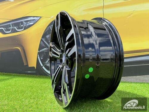 Ratlankis R20x9.5  5X120  ET  38  72.6  BY983  Black Polished (MB)  For BMW  (P+Z4)  (REAR+FRONT)