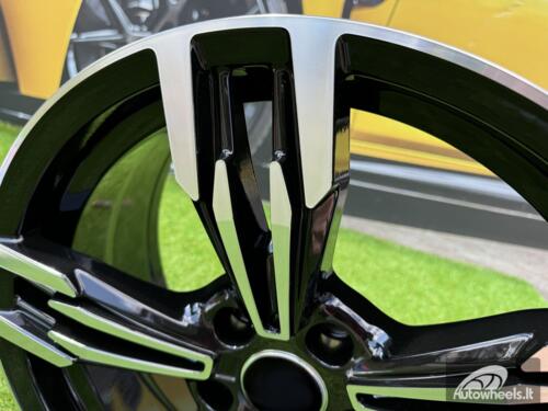 Ratlankis R17x8  5X120  ET  20  74.1  BY983  (BK5730)  Black Polished (MB)  For BMW  (L6+K4+P)