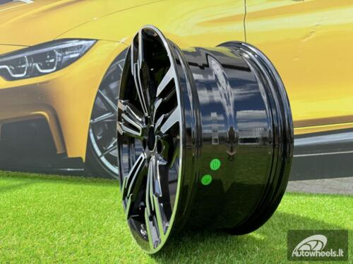 Ratlankis R17x8  5X120  ET  20  74.1  BY983  (BK5730)  Black Polished (MB)  For BMW  (R)