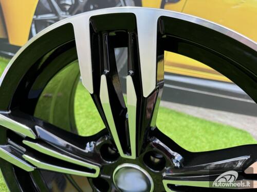 Ratlankis R18x8.5  5X120  ET  35  72.6  BY983  (BK5730)  Black Polished (MB)  For BMW  (P2+Z4)