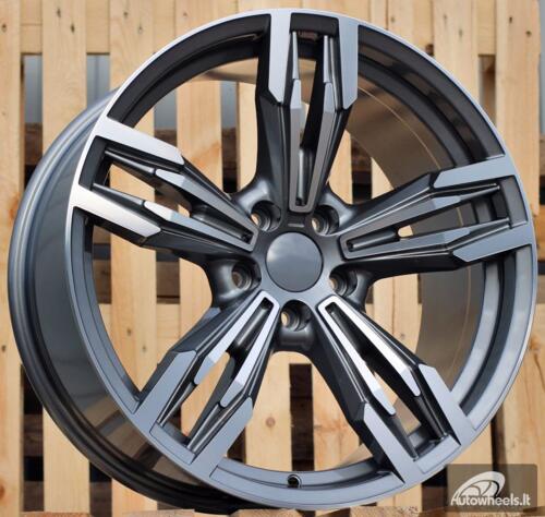 Ratlankis R18x8.5  5X120  ET  35  72.6  BY983  (BK5730)  Grey Polished (MG)  For BMW  (P2)