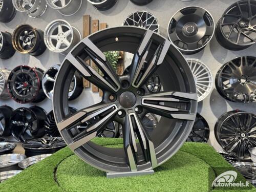 Ratlankis R18x8.5  5X120  ET  30  72.6  BY983  (BK5730)  Grey Polished (MG)  For BMW  (P2+Z4)
