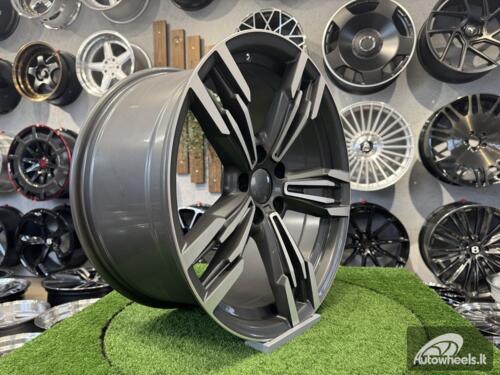 Ratlankis R18x8.5  5X120  ET  30  72.6  BY983  (BK5730)  Grey Polished (MG)  For BMW  (P2+Z4)