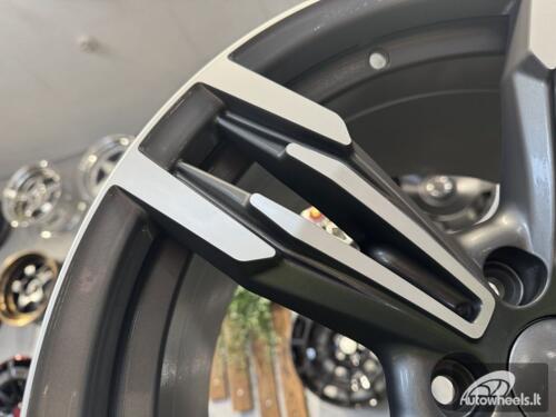 Ratlankis R18x8.5  5X120  ET  30  72.6  BY983  (BK5730)  Grey Polished (MG)  For BMW  (P2+Z4)