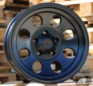 Ratlankis R16x8  5X127  ET  M25  87.1  BY997  Black Half Matt (BLHM)  For 4X4  (K3+P)