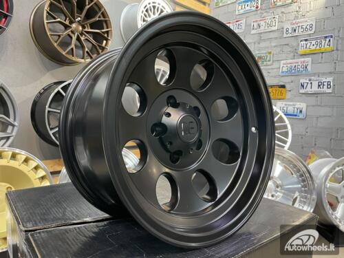 Ratlankis R16x8  5X114.3  ET  M25  83.1  BY997  Black Half Matt (BLHM)  For 4X4  (Z1)