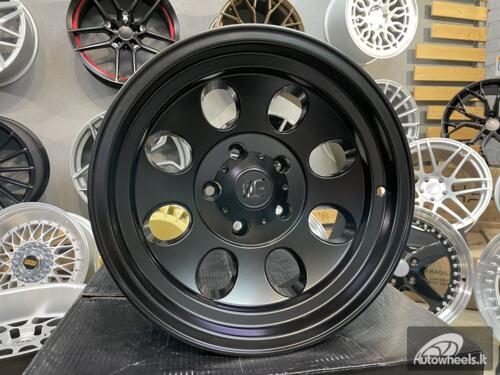 Ratlankis R16x8  5X114.3  ET  M25  83.1  BY997  Black Half Matt (BLHM)  For 4X4  (Z1)