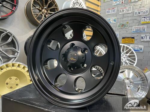 Ratlankis R16x8  5X114.3  ET  M25  83.1  BY997  Black Half Matt (BLHM)  For 4X4  (Z1)