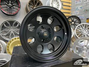 Ratlankis R16x8  5X114.3  ET  M25  83.1  BY997  Black Half Matt (BLHM)  For 4X4  (Z1)