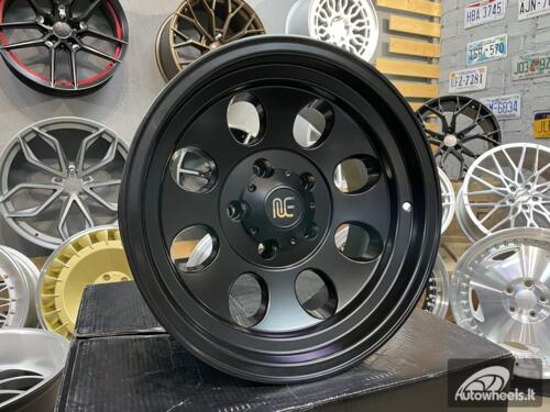 Ratlankis R16x8  5X114.3  ET  M25  83.1  BY997  Black Half Matt (BLHM)  For 4X4  (Z3)