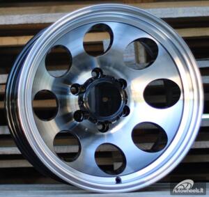 Ratlankis R17x10  6X139.7  ET  M52  110.1  BY997  Black Polished (MB)  For 4X4  (P+Z4)