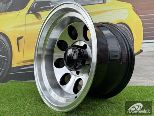 Ratlankis R17x10  6X139.7  ET  M52  110.1  BY997  Black Polished (MB)  For 4X4  (P+Z7)