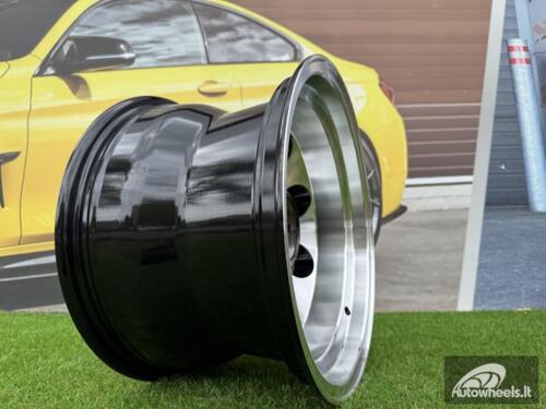 Ratlankis R17x10  6X139.7  ET  M52  110.1  BY997  Black Polished (MB)  For 4X4  (Z3)