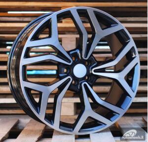 Ratlankis R20x8  5X108  ET  40  63.3  D1419  (B5816)  Black Polished (MB)  For LAND  (P2)