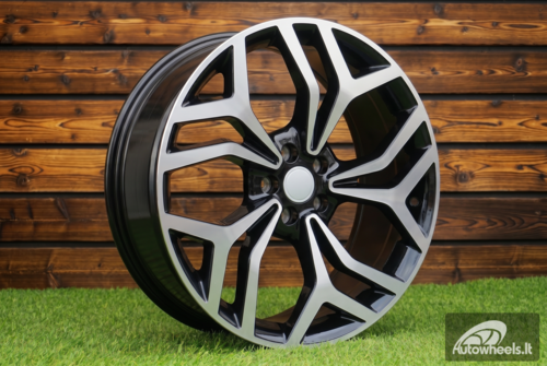 Ratlankis R20x8  5X108  ET  40  63.3  D1419  (B5816)  Black Polished (MB)  For LAND  (P2+K4)