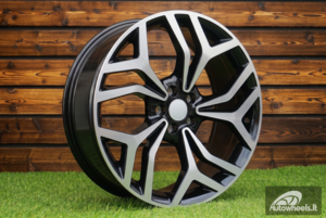 Ratlankis R20x8  5X108  ET  40  63.3  D1419  (B5816)  Black Polished (MB)  For LAND  (P2+K4)