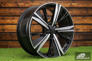 Ratlankis R19x8  5X108  ET  40  65.1  D1918  Black Polished (MB)  For PEUG  (Z2)