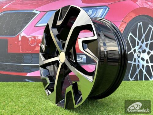 Ratlankis R18x7.5  5X114.3  ET  51  67.1  D1928  Black Polished (MB)  For KIA  (Z1)  (NEW MODEL)