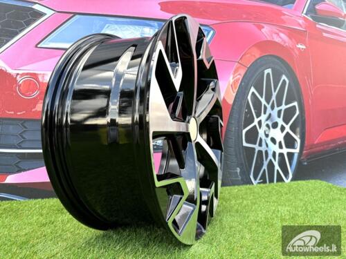 Ratlankis R18x7.5  5X114.3  ET  51  67.1  D1928  Black Polished (MB)  For KIA  (Z1)  (NEW MODEL)