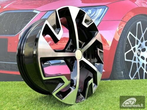 Ratlankis R18x7.5  5X114.3  ET  51  67.1  D1928  Black Polished (MB)  For KIA  (Z1+Z3+Z6)  (NEW MODEL)