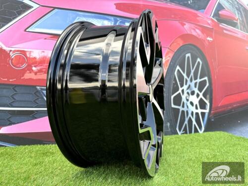 Ratlankis R18x7.5  5X114.3  ET  51  67.1  D1928  Black Polished (MB)  For KIA  (Z1+Z3+Z6)  (NEW MODEL)