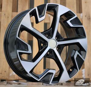 Ratlankis R18x7.5  5X114.3  ET  51  67.1  D1928  Black Polished (MB)  For KIA  (Z1+Z3+Z6)  (NEW MODEL)