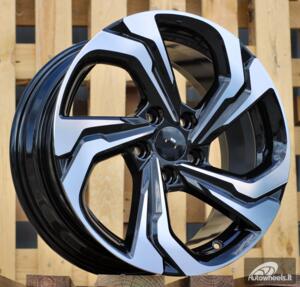 Ratlankis R17x7.5  5X114.3  ET  45  73.1  D2019  Black Polished (MB)  For RACIN  (Z2)