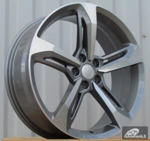 Ratlankis R20x7.5  5X112  ET  40  66.6  D5098  (A509835)  Grey Polished (MG)  For AUD  (K3)  ()