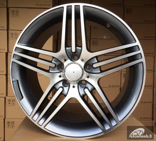 Ratlankis R18x9.5  5X112  ET  38  66.6  DW202  (85012B88)  Grey Polished (MG)  For MER  (K4)  ()