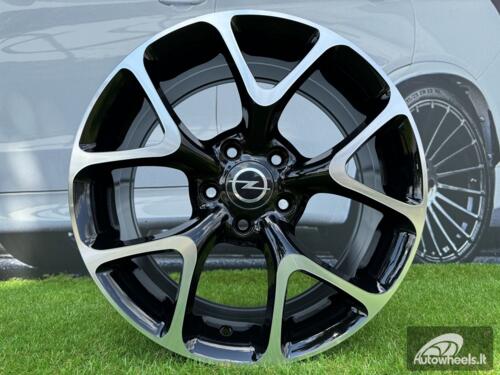 Ratlankis R18x8  5X120  ET  42  67.1  E236  (BK518)  Black Polished (MB)  For OPEL  (P)  (Insignia)