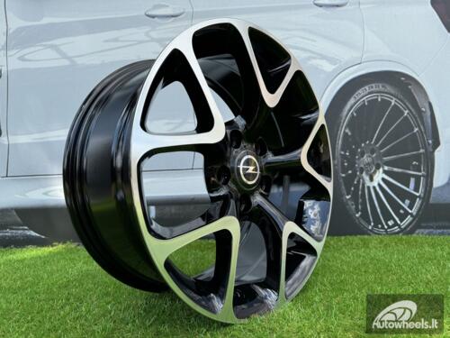 Ratlankis R18x8  5X120  ET  42  67.1  E236  (BK518)  Black Polished (MB)  For OPEL  (P)  (Insignia)