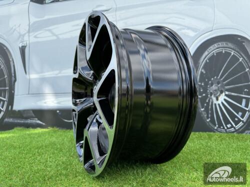 Ratlankis R19x8.5  5X120  ET  41  67.1  E236  (QC506/ZE236)  Black Polished (MB)  For OPEL  (A)