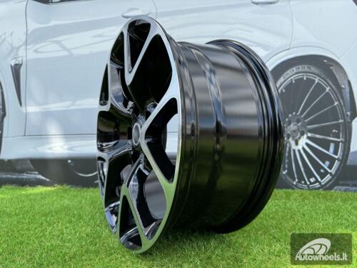 Ratlankis R17x7  5X105  ET  41  56.6  E236  (XF076)  Black Polished (MB)  For OPEL  (P2)