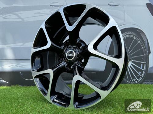 Ratlankis R17x7.5  5X120  ET  41  67.1  E236  (BK518)  Black Polished (MB)  For OPEL  (Z4)  (INSIGNIA)