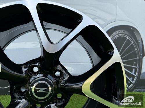 Ratlankis R17x7.5  5X120  ET  41  67.1  E236  (BK518)  Black Polished (MB)  For OPEL  (Z4)  (INSIGNIA)