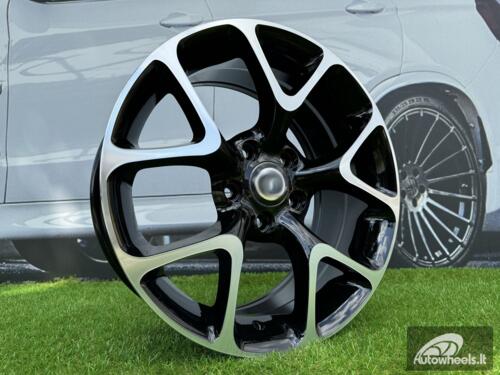 Ratlankis R18x8  5X115  ET  41  70.1  E236  (BK518)  Black Polished (MB)  For OPEL  (K3)