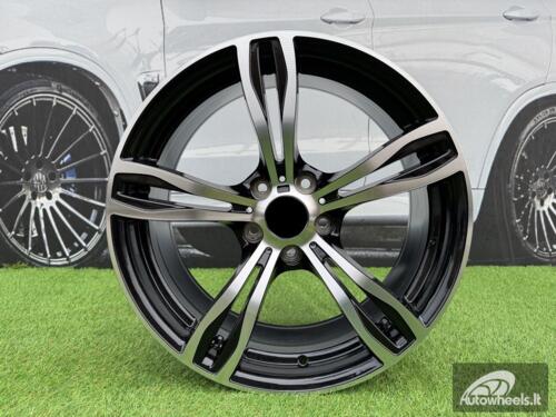 Ratlankis R19x8.5  5X120  ET  33  72.6  E492  (IN5056)  Black Polished (MB)  For BMW  (Z3+K7)  ()